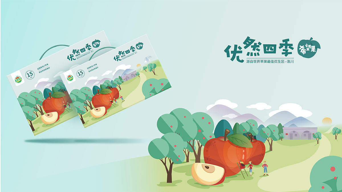 武漢包裝設計，水果包裝設計，農產品包裝設計